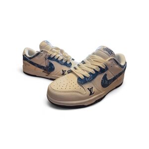 Louis Vuitton Blue and White Sneakers